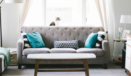 Sofa modern gepolstert